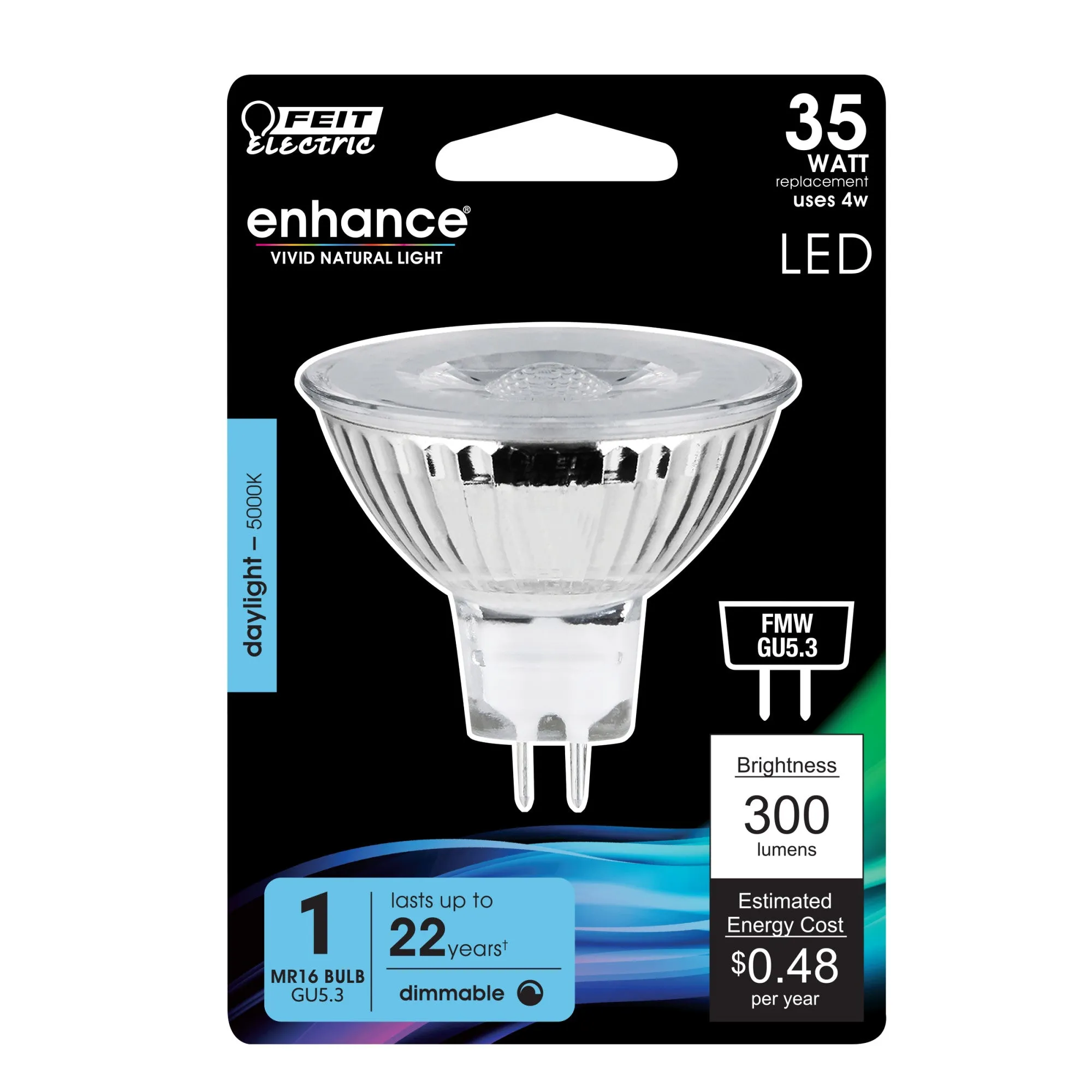 35W Replacement MR16 Dimmable Daylight Enhance LED