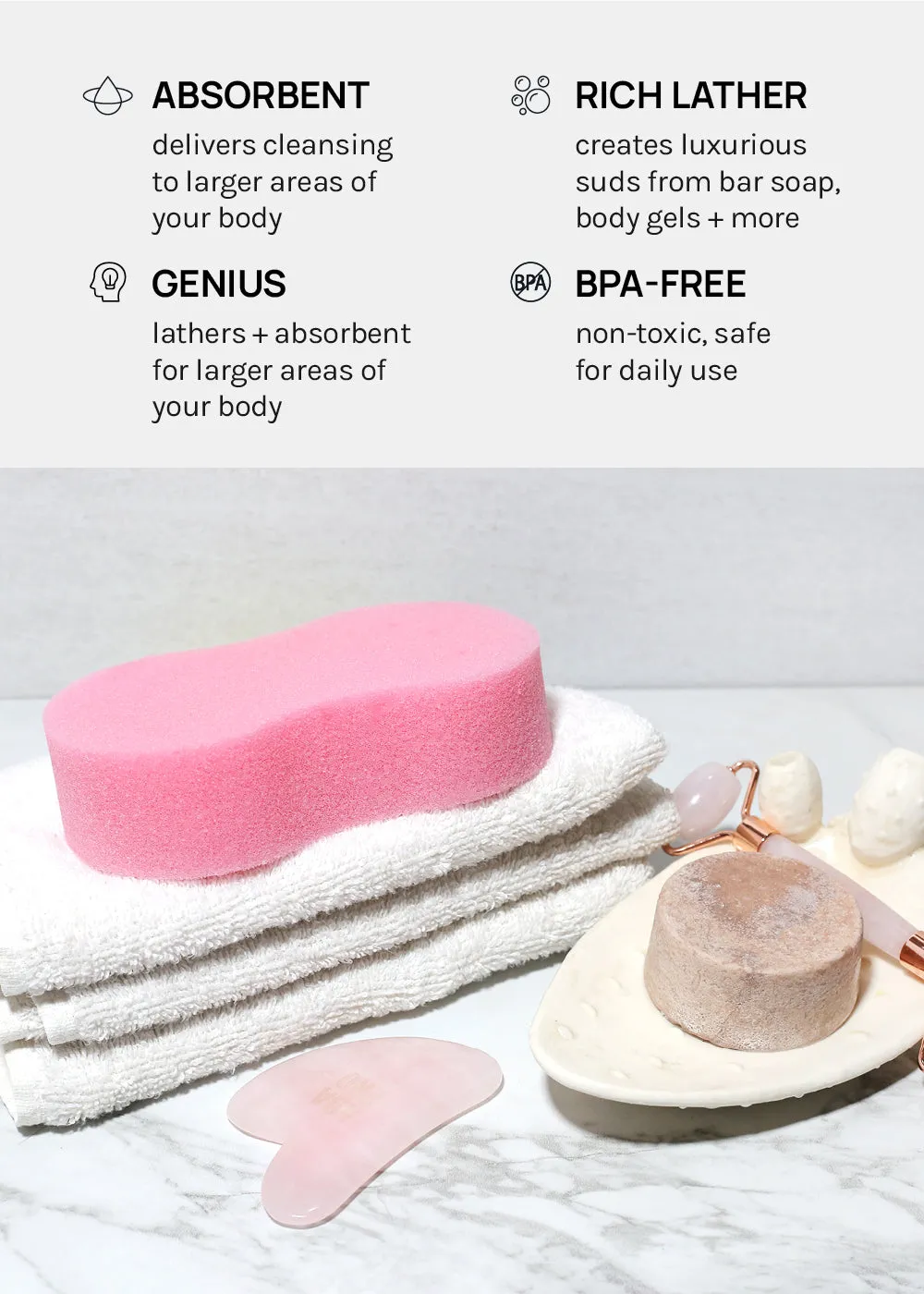 AOA Large Expanding Bath Sponge