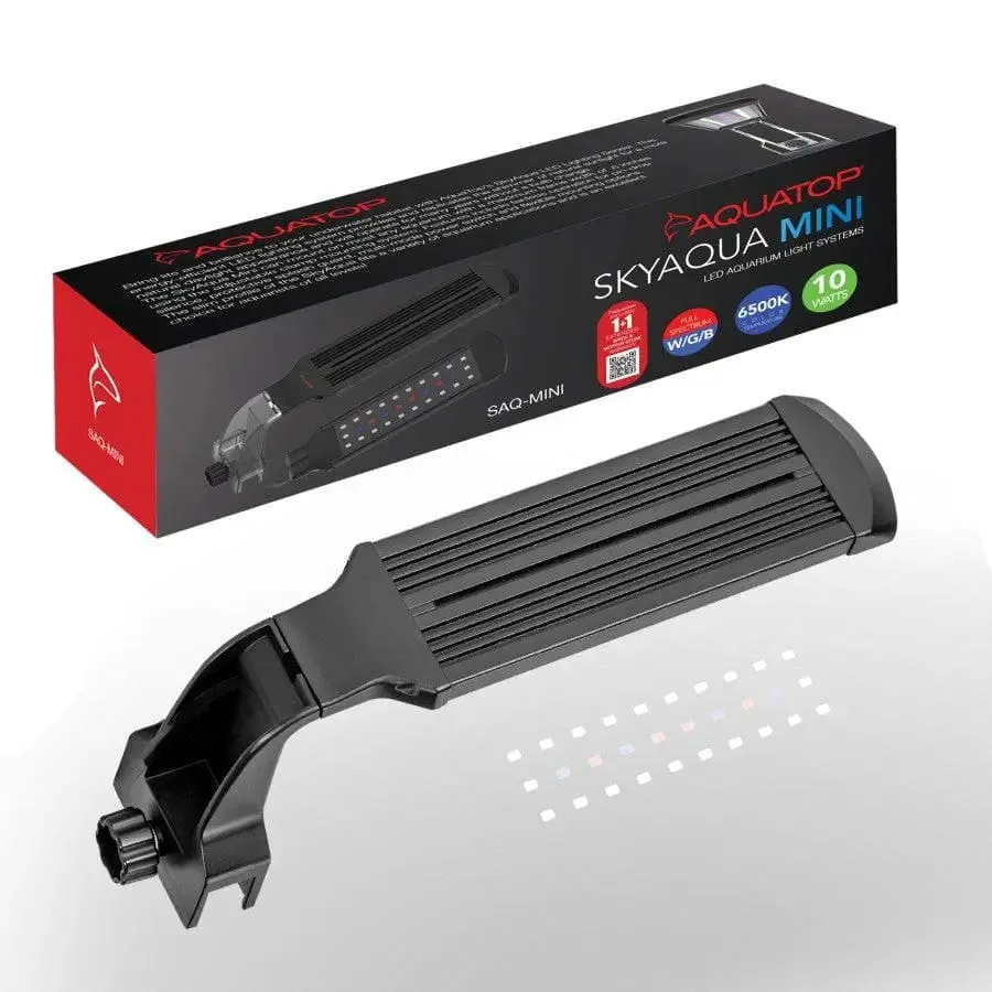 Aquatop SkyAqua Mini LED Aquarium Light 10 in