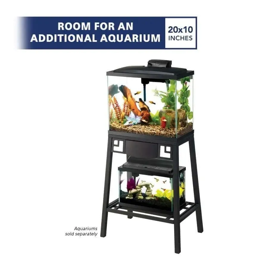 Aqueon Forge Metal Aquarium Stand