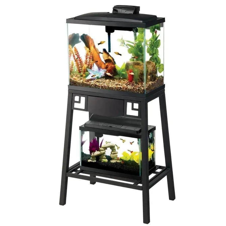 Aqueon Forge Metal Aquarium Stand