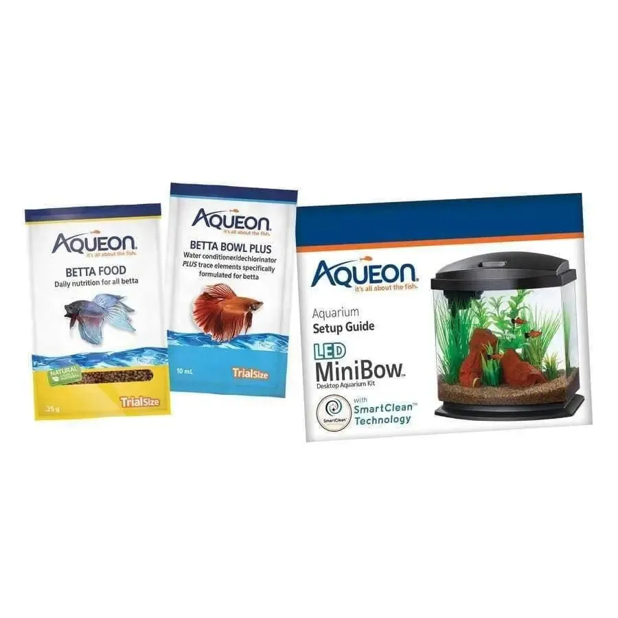 Aqueon LED BettaBow Kit SmartClean Black 2.5 gal