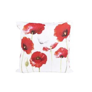 ASHDENE  Large Cushion Poppies