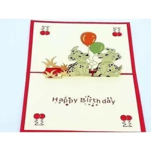 Balloon Dog Pop-Up Card