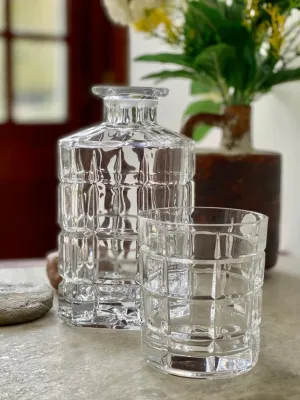 Best Cube Whiskey Glasses Set with Decanter