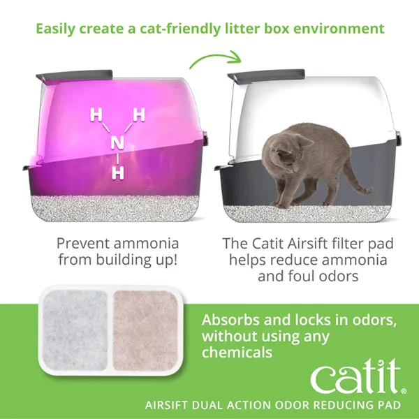 Catit Airsift Dual Action Odour Reducing Pad