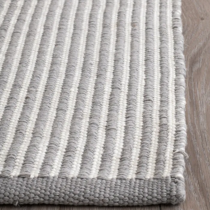 Denver Grey and Ivory Modern P.E.T Large Indoor Outdoor Rug