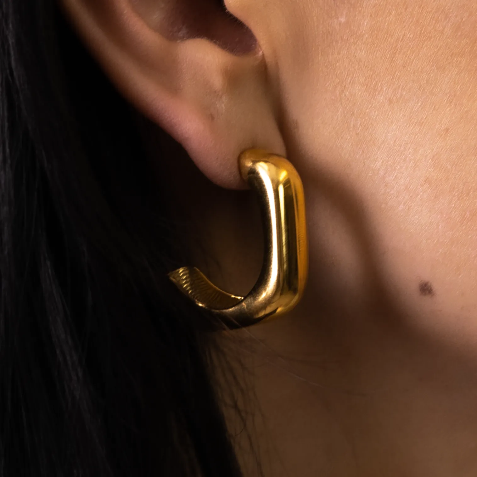 GEOMETRIC LARGE EARRINGS