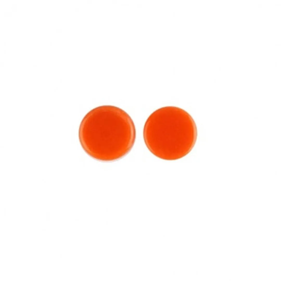 Glass Plugs - Orange