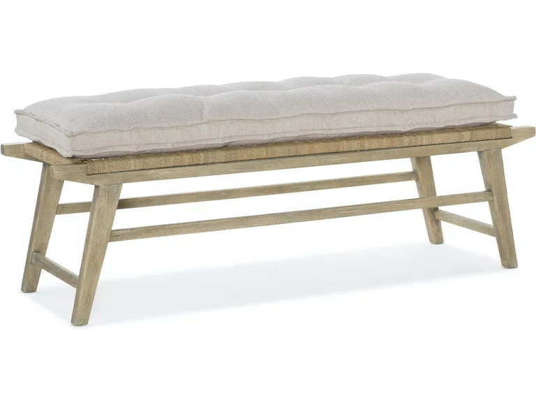 Heather Distressed Bench w/ Cushion