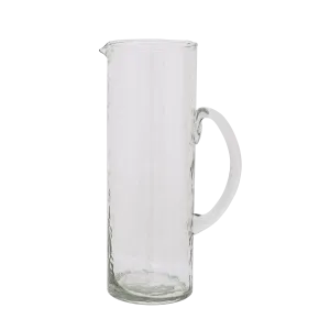 Jug Hammered Transparent