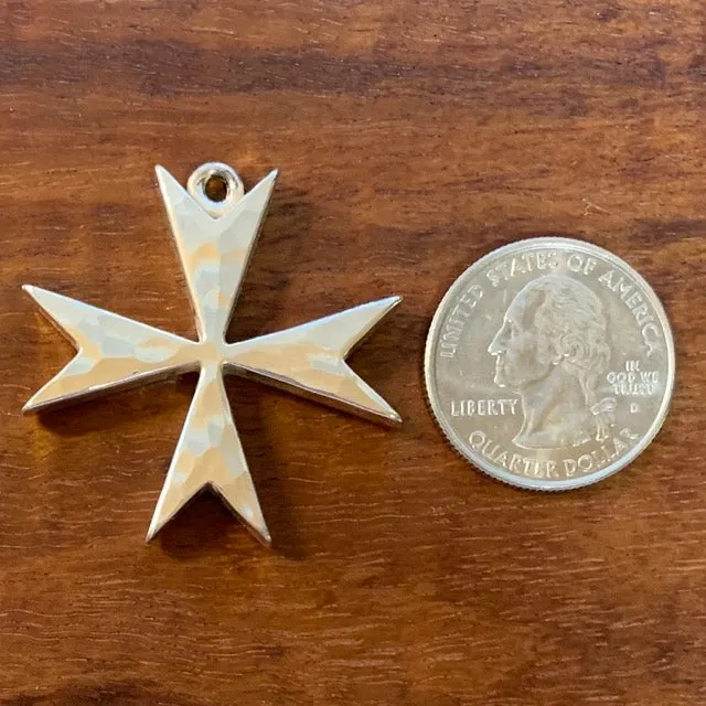 Large Maltese Cross Pendant