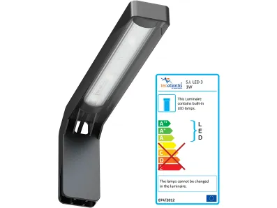 LED LIGHTING SYSTEM UNIV-3 -BLACK