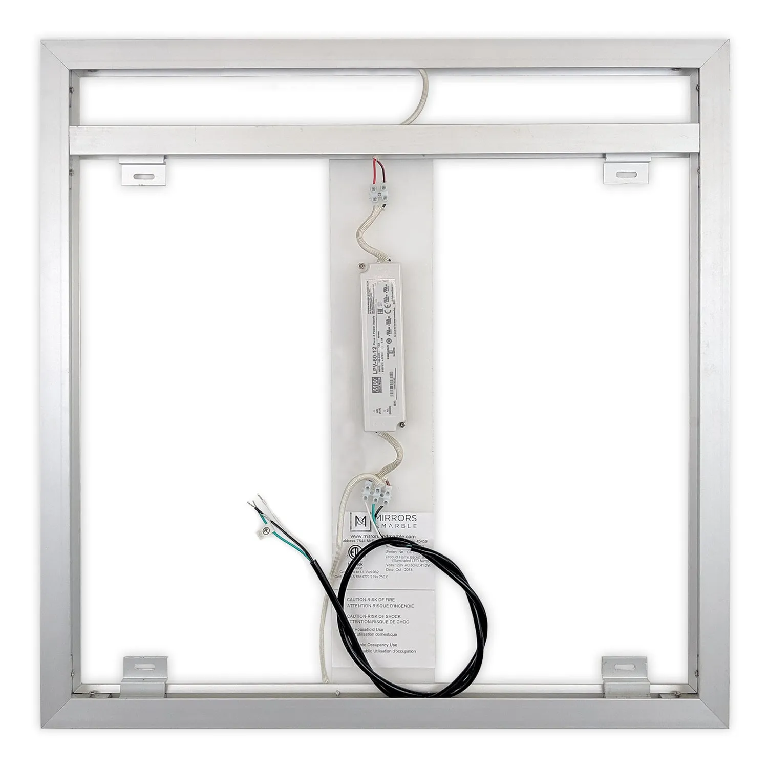 LED Mirror (Side-Lighted) 36" x 36"