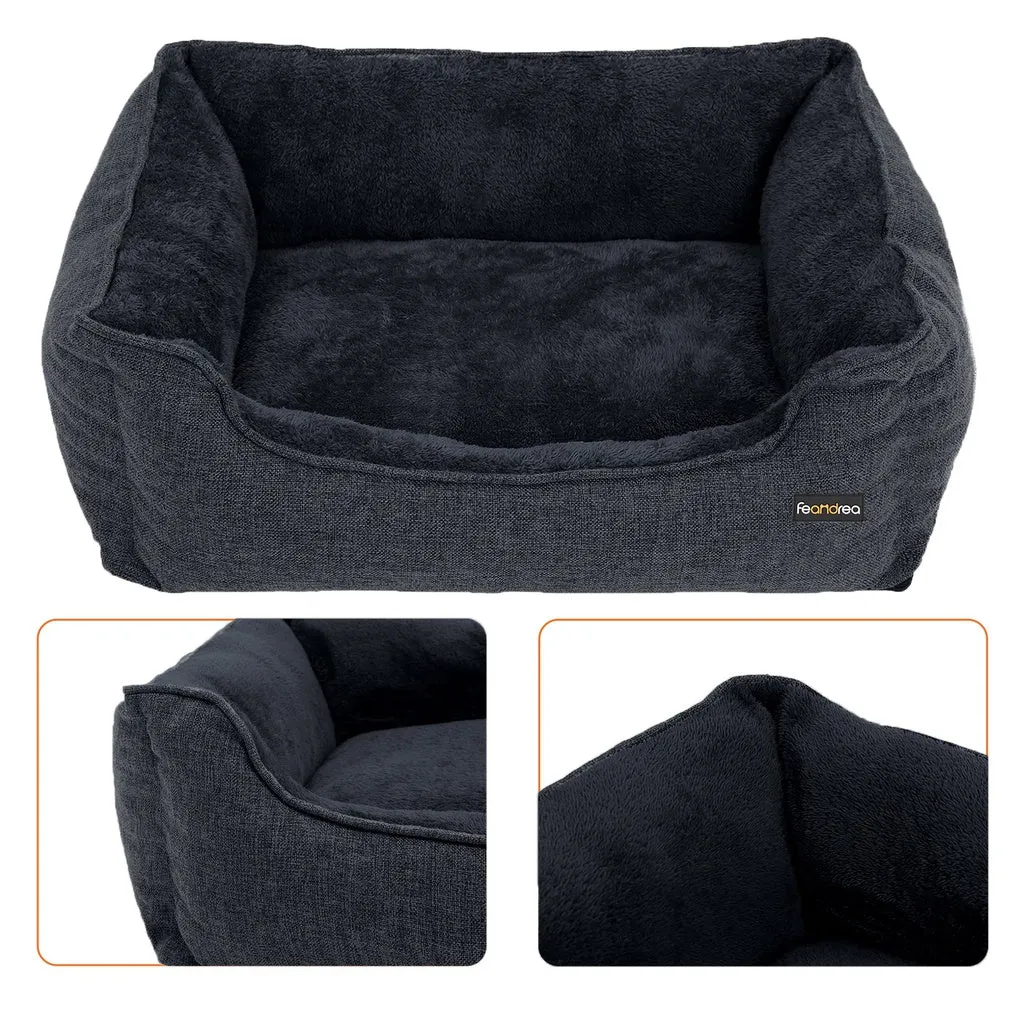 Luxurious Extra-Large Dog Sofa Bed with Removable Cover