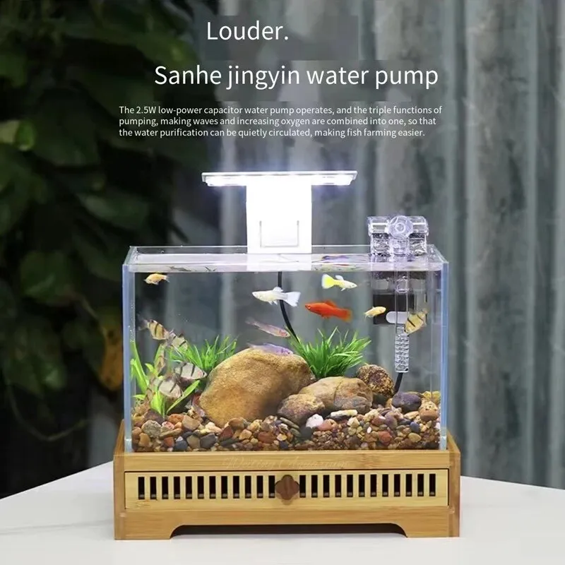 Mini Underwater Haven Desktop Aquarium