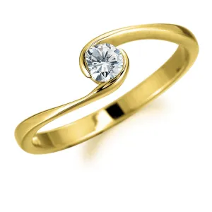 Modern Solitaire Ring