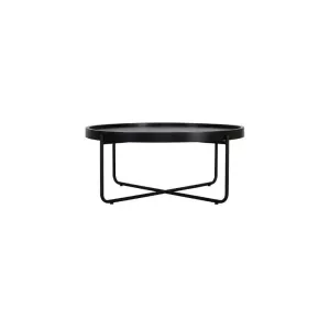 Oliver Round Coffee Table Black