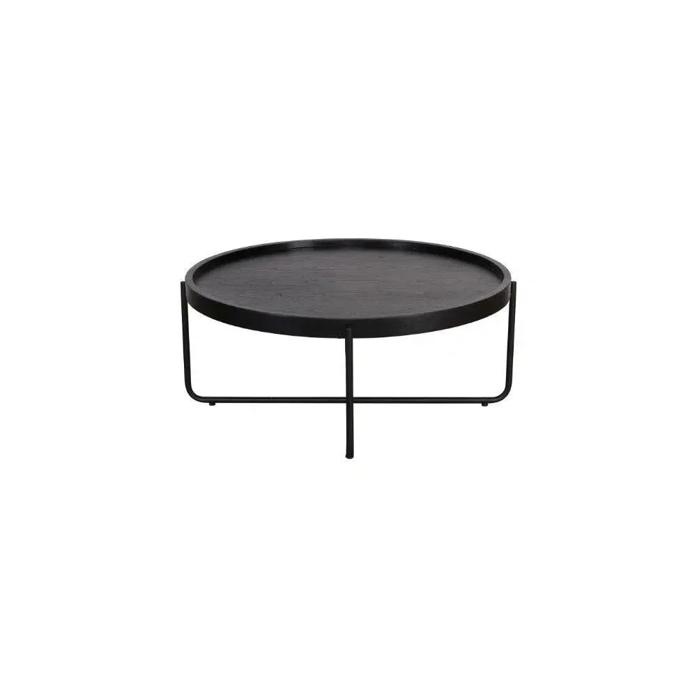 Oliver Round Coffee Table Black