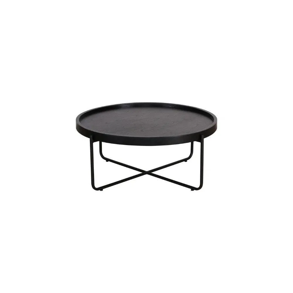 Oliver Round Coffee Table Black