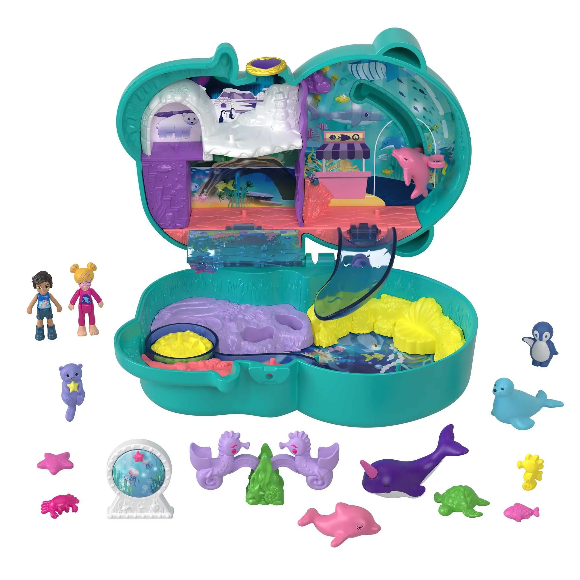 Polly Pocket Otter Aquarium Compact