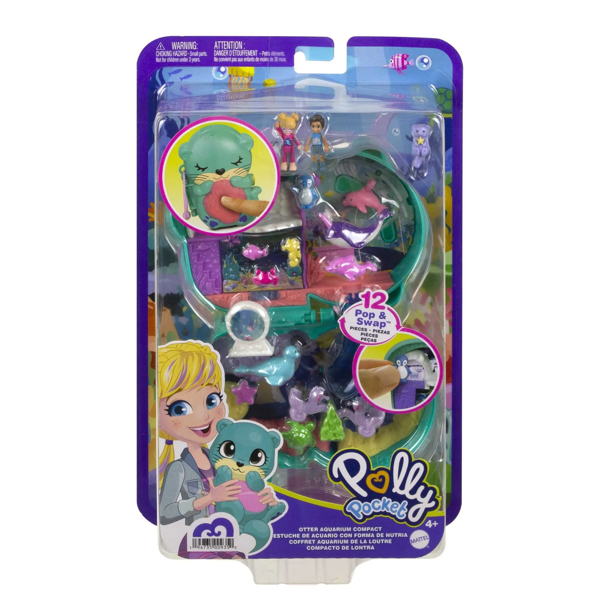 Polly Pocket Otter Aquarium Compact