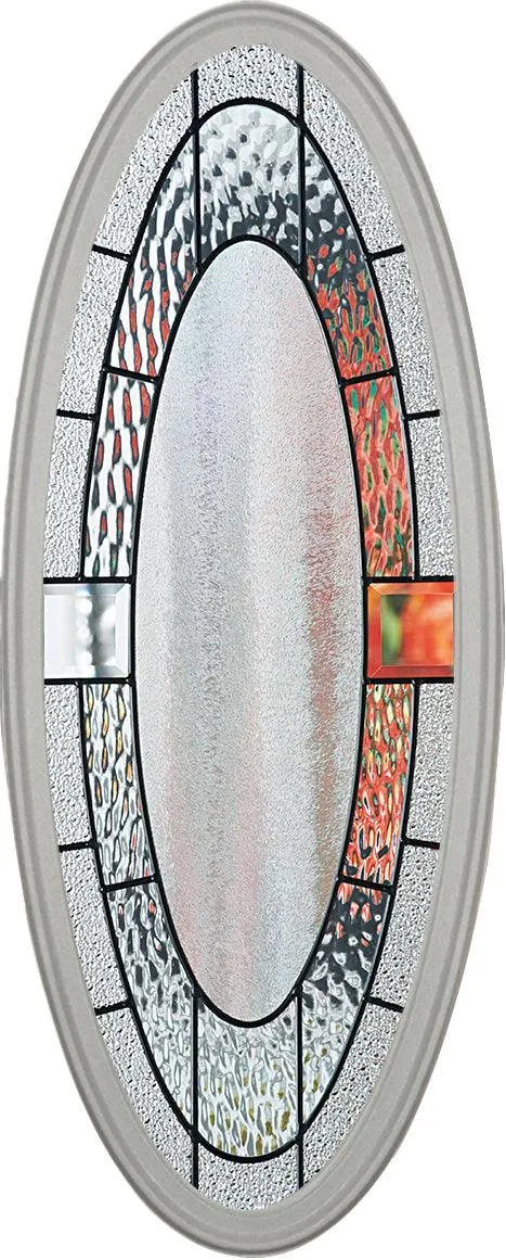 Portland Glass and Frame Kit (Small Oval 16" x 39" Frame Size)