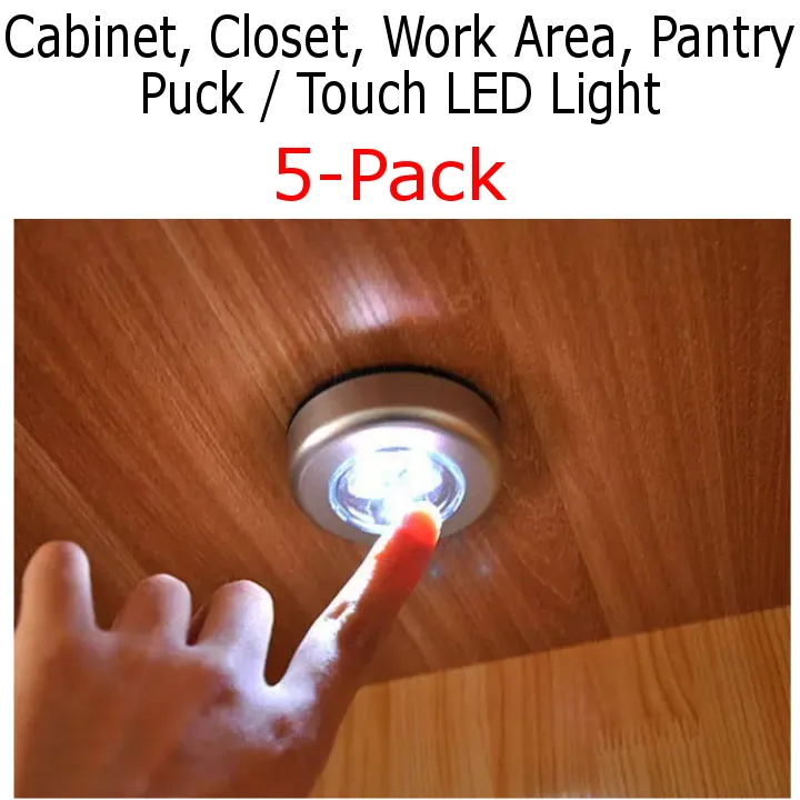 Puck LED Light (5-PACK)