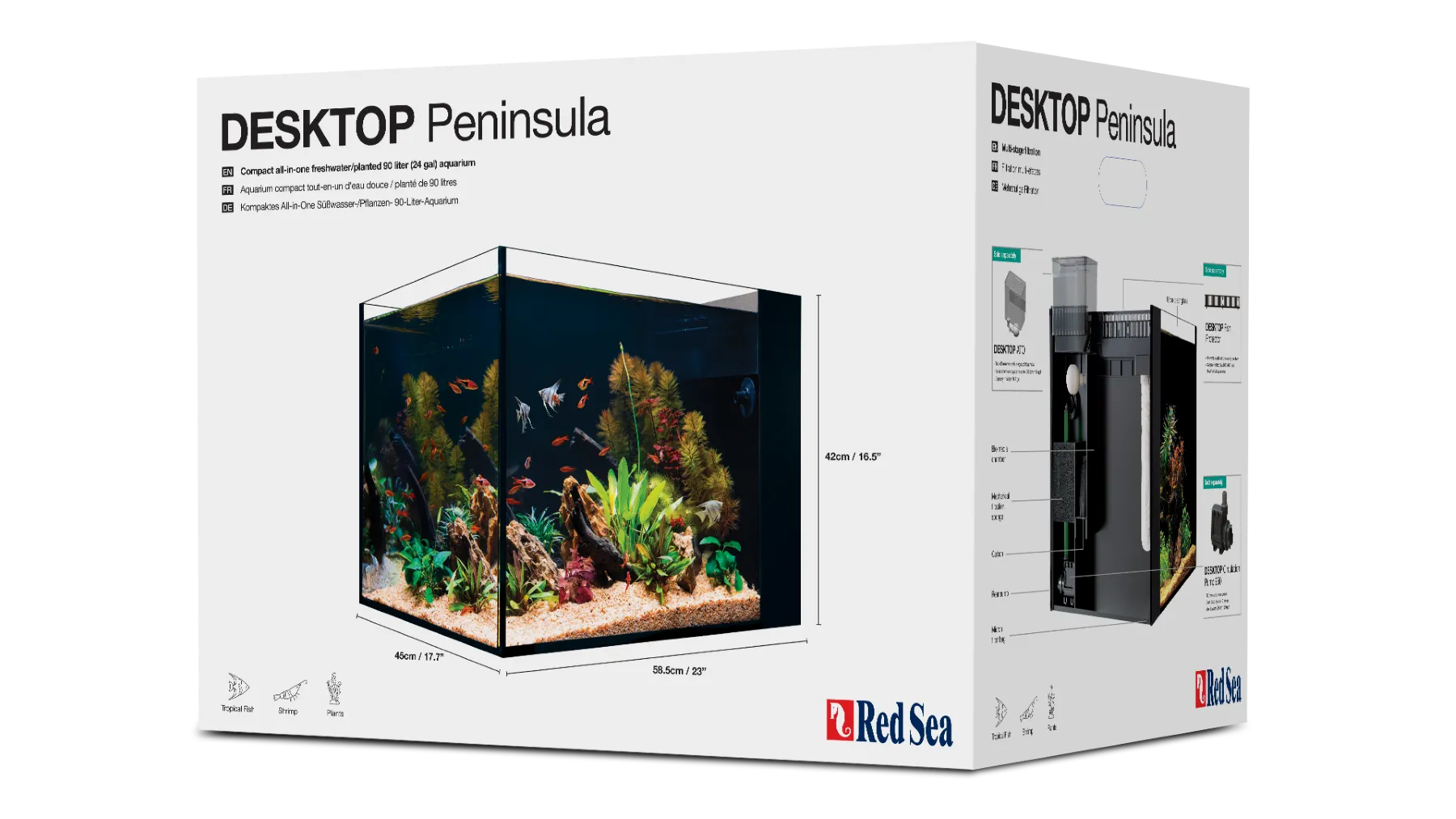 Red Sea Desktop Peninsula Tank - SPECIAL ORDER