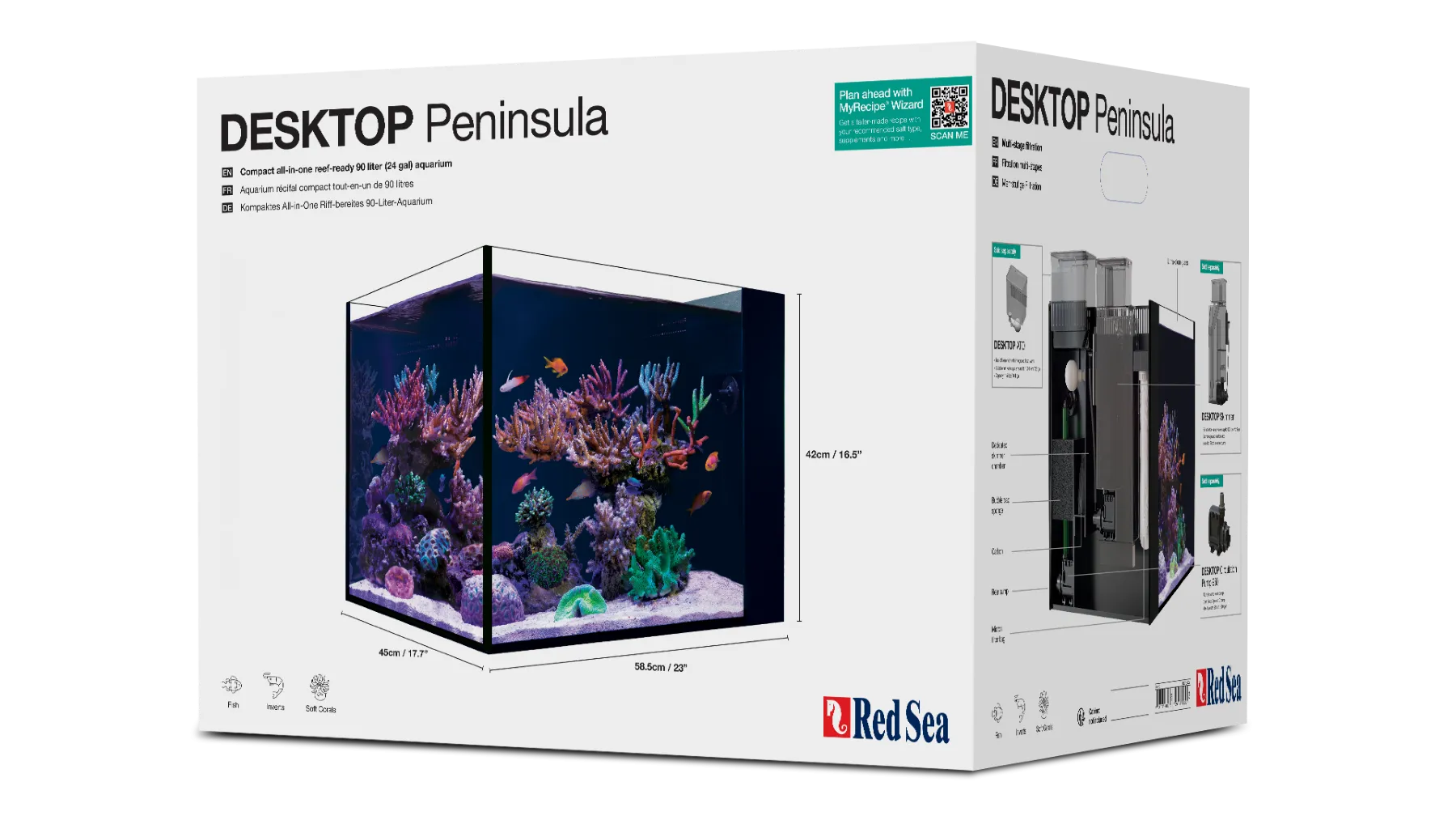 Red Sea Desktop Peninsula Tank - SPECIAL ORDER