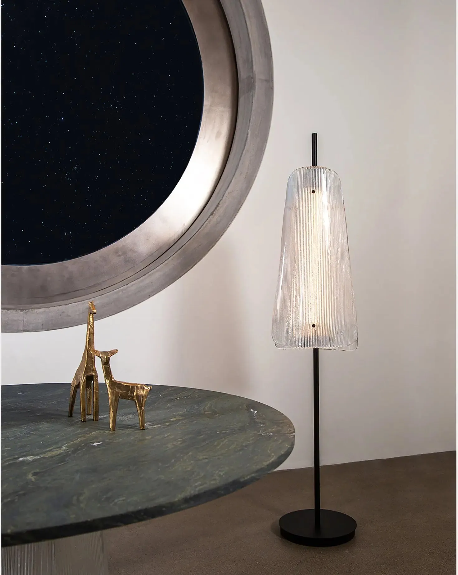 Sebastian Herkner Bent Transparent Floor Lamp