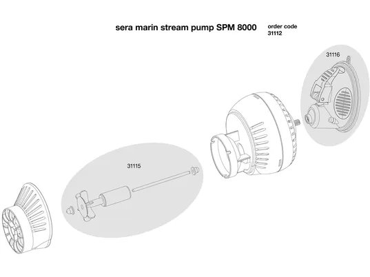 sera marin stream pump SPM 8000