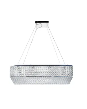 Square Large Crystal Chandelier