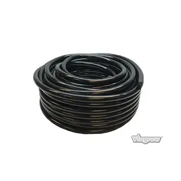 Viagrow Vinyl Multi-Purpose Irrigation Tubing (100ft, 1/2 ID-5/8 OD), Black